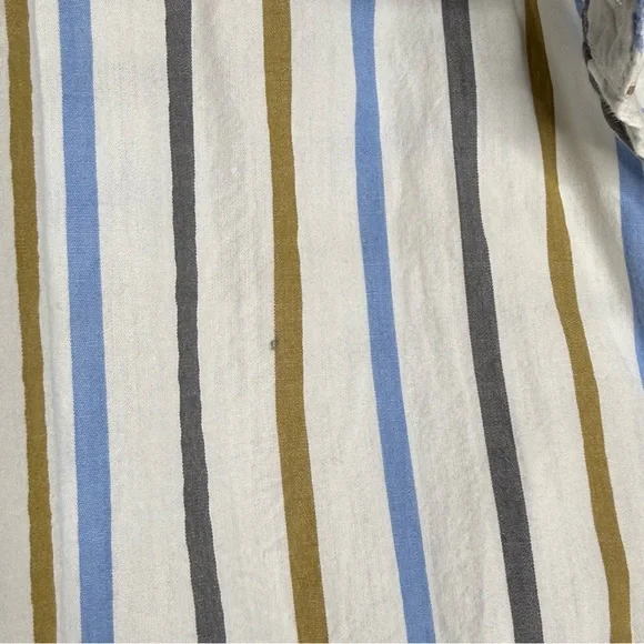 Anthropologie Pilcro Painter Buttondown Striped Oversized Shirt Size Large - Picture 7 of 14